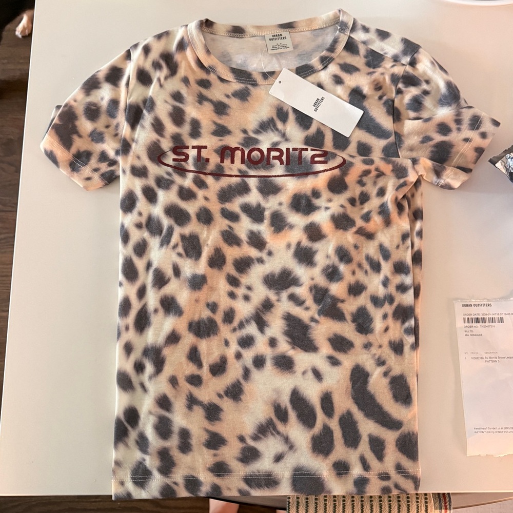 Urban Outfitters Vintage Cheetah Tee